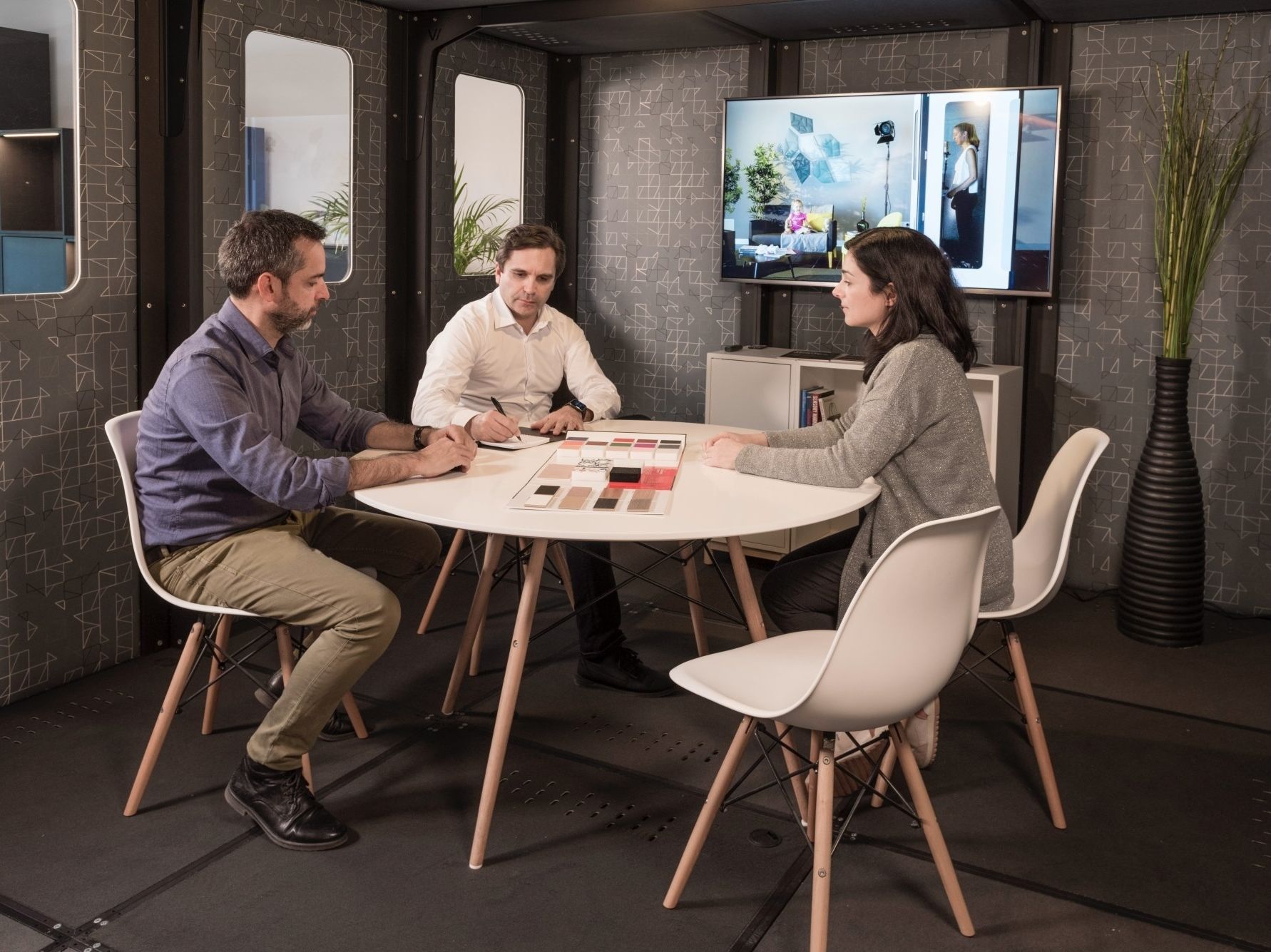 Многосторонняя акустическая офисная кабина со встроенным освещением Vicoustic Vicbooth Office ARCH-00048988 - Вид №3