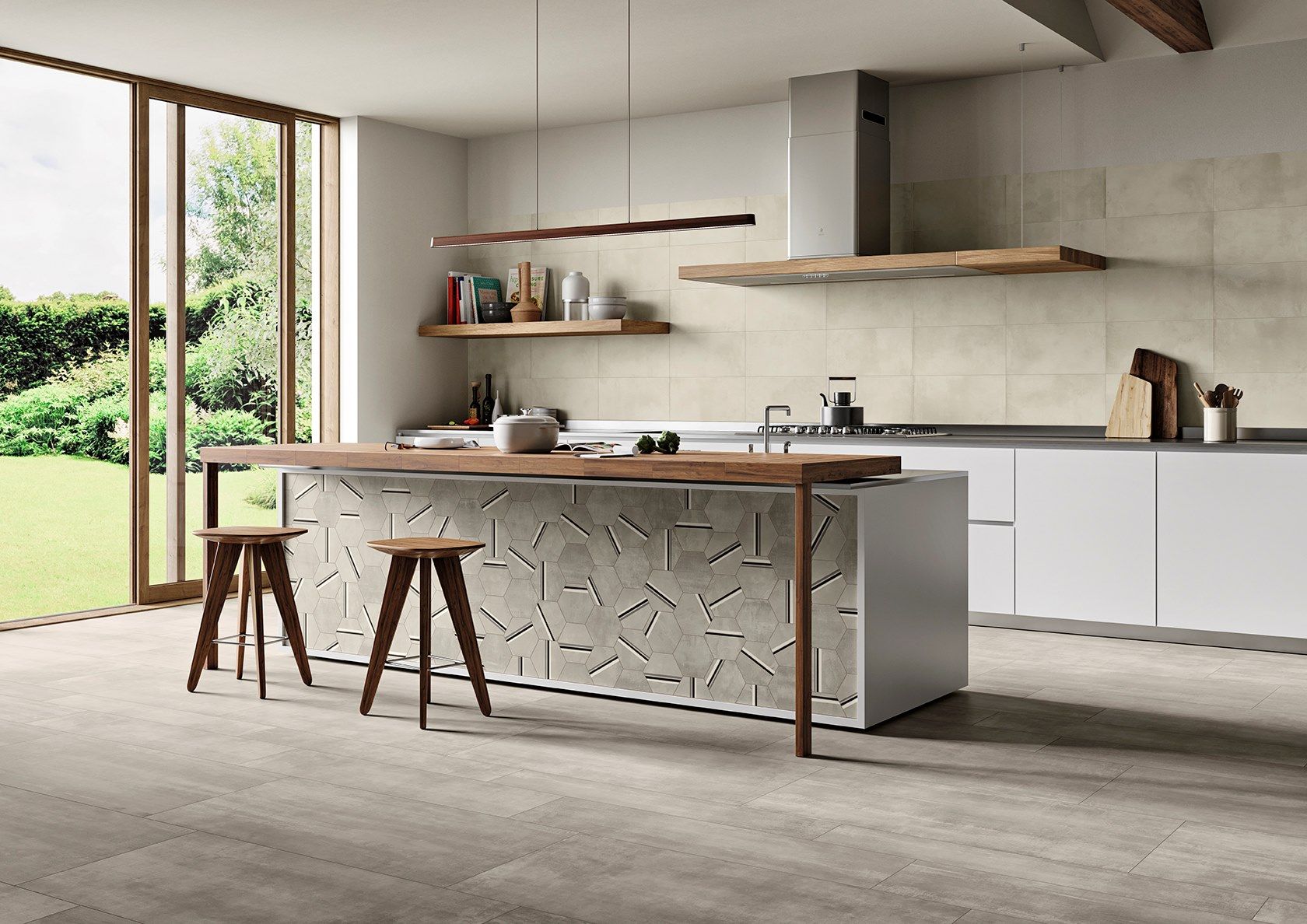 Пол / покрытие для внутреннего и наружного применения с эффектом цемента Revigrés ARCH-00073400 - Вид №5