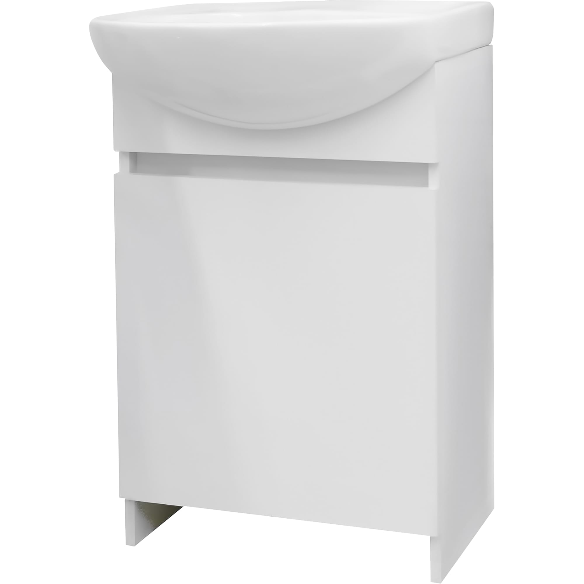 81929093 Тумба под раковину напольная «» 50 см цвет белый Т 50 Santreyd  - Вид №1