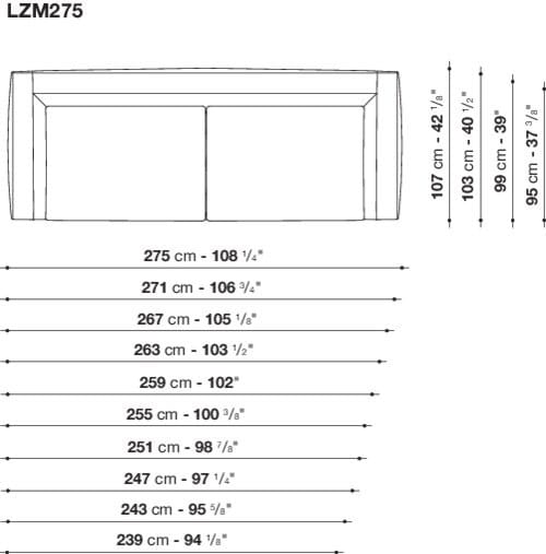 Угловой диван из ткани Maxalto Lucrezia Soft ARCH-00108784 - Вид №19