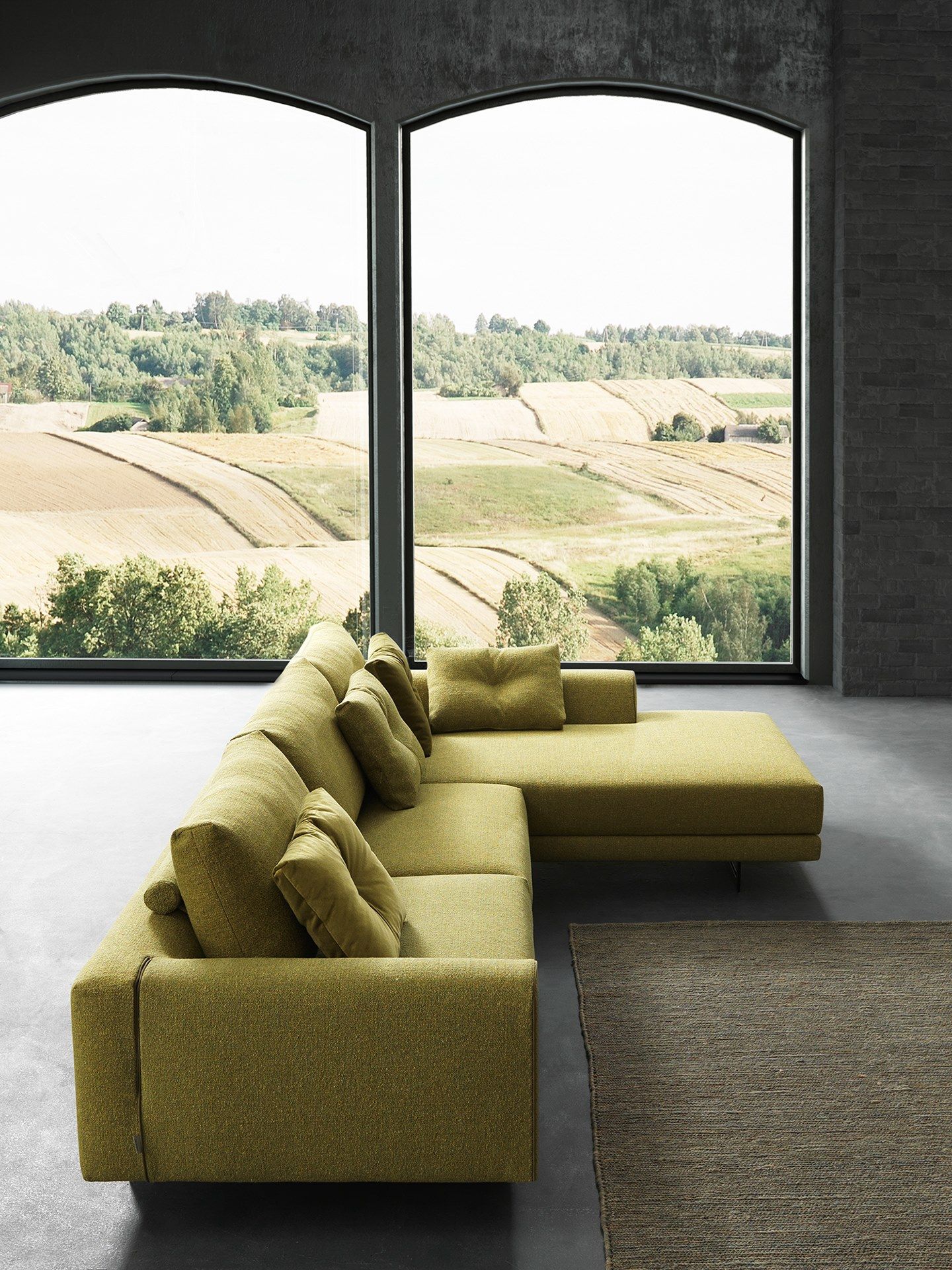 Тканевый диван с полуостровом VALENTINI Ernest New ARCH-00048554 - Вид №3