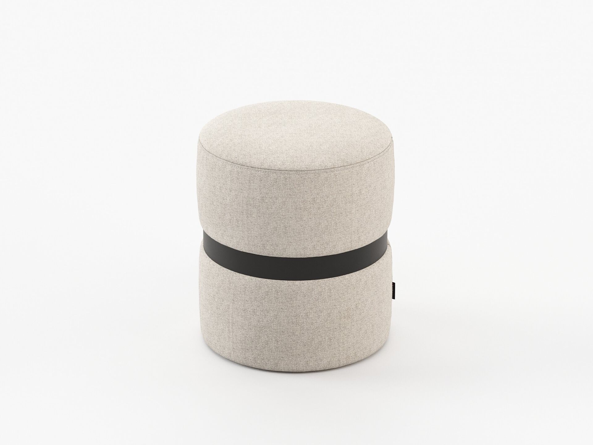 Круглый пуф из ткани Laskasas EDSON ARCH-00084461 - Вид №9