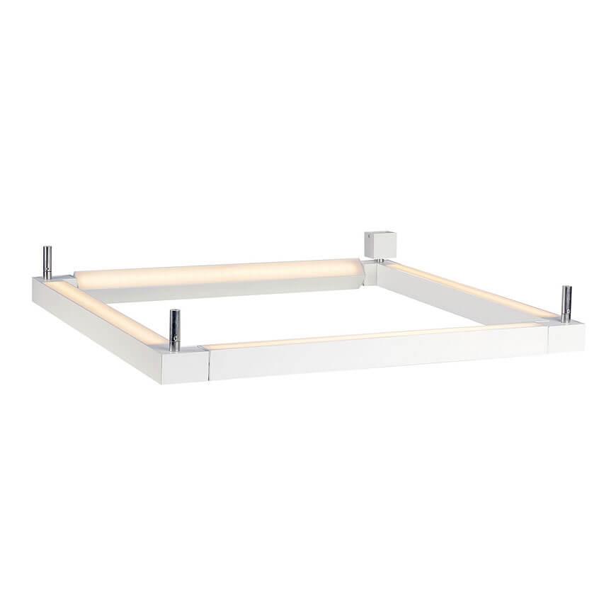 Потолочный светильник белый SLV Open Grill Double Twist 1001294 SLV ДИЗАЙНЕРСКИЕ, OPEN GRILL 00-3890387 Белый  - Вид №1