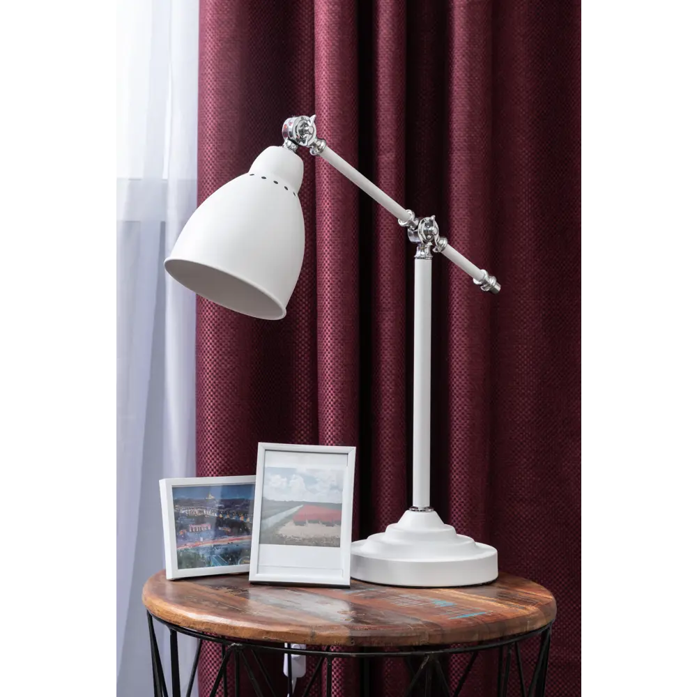 Настольная лампа Braccio 1xE27x60 Вт, цвет белый матовый Arte Lamp STLM-2049230 - Вид №8