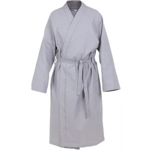 Халат Дом снов Enna универсальный вафельный без капюшона серый размер L-XL