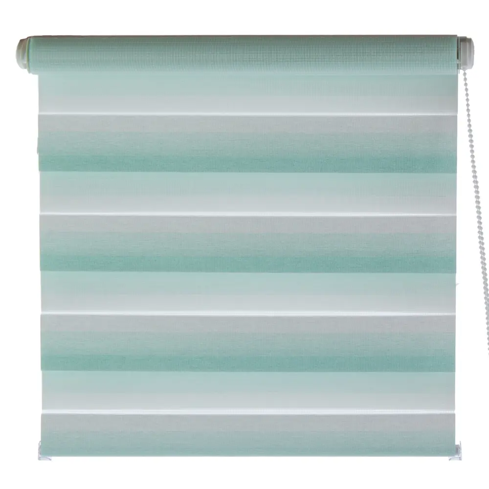 Штора рулонная день-ночь 50х160 см, цвет бирюзовый GARDENA STLM-2098004 - Вид №1