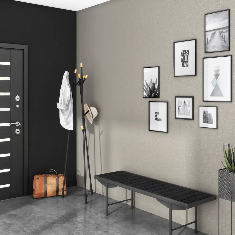 Обои флизелиновые Inspire Maxence Granit 3 серые 1.06 м STLM-2033466 - Вид №3