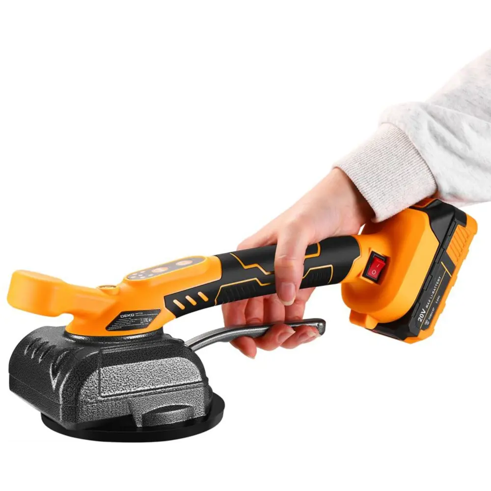 Аккумуляторная виброприсоска DEKO для плитки с регулировкой скорости 89391020 STLM-1454924 - Вид №3