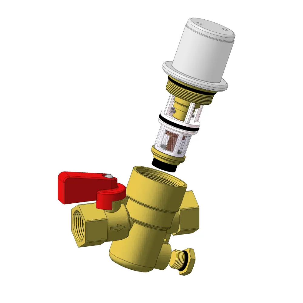 Регулятор давления воды Твэст КФРД10-2.0 1/2" латунь STLM-2195657 - Вид №1