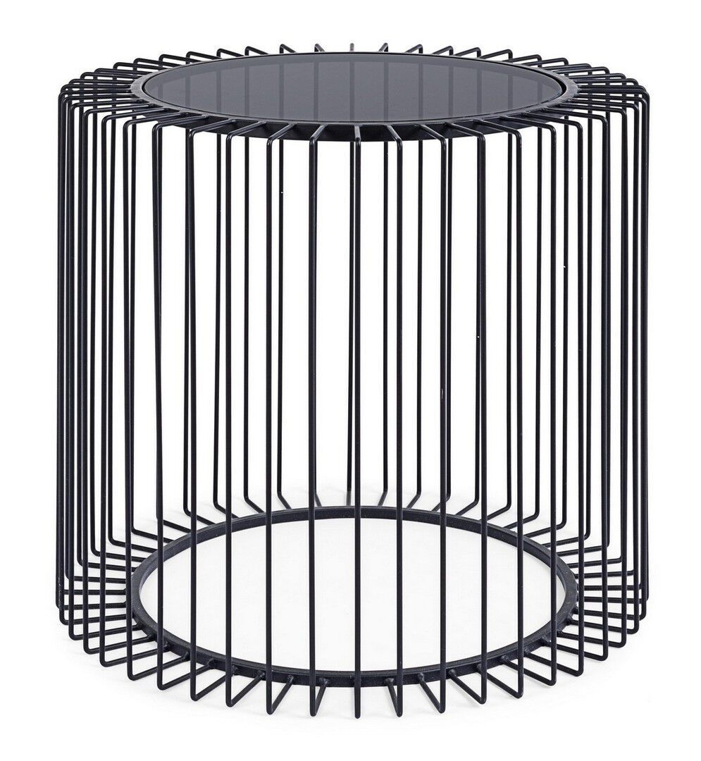 Круглый стальной журнальный столик с порошковым покрытием BIZZOTTO KIERAN ARCH-00145621 - Вид №4