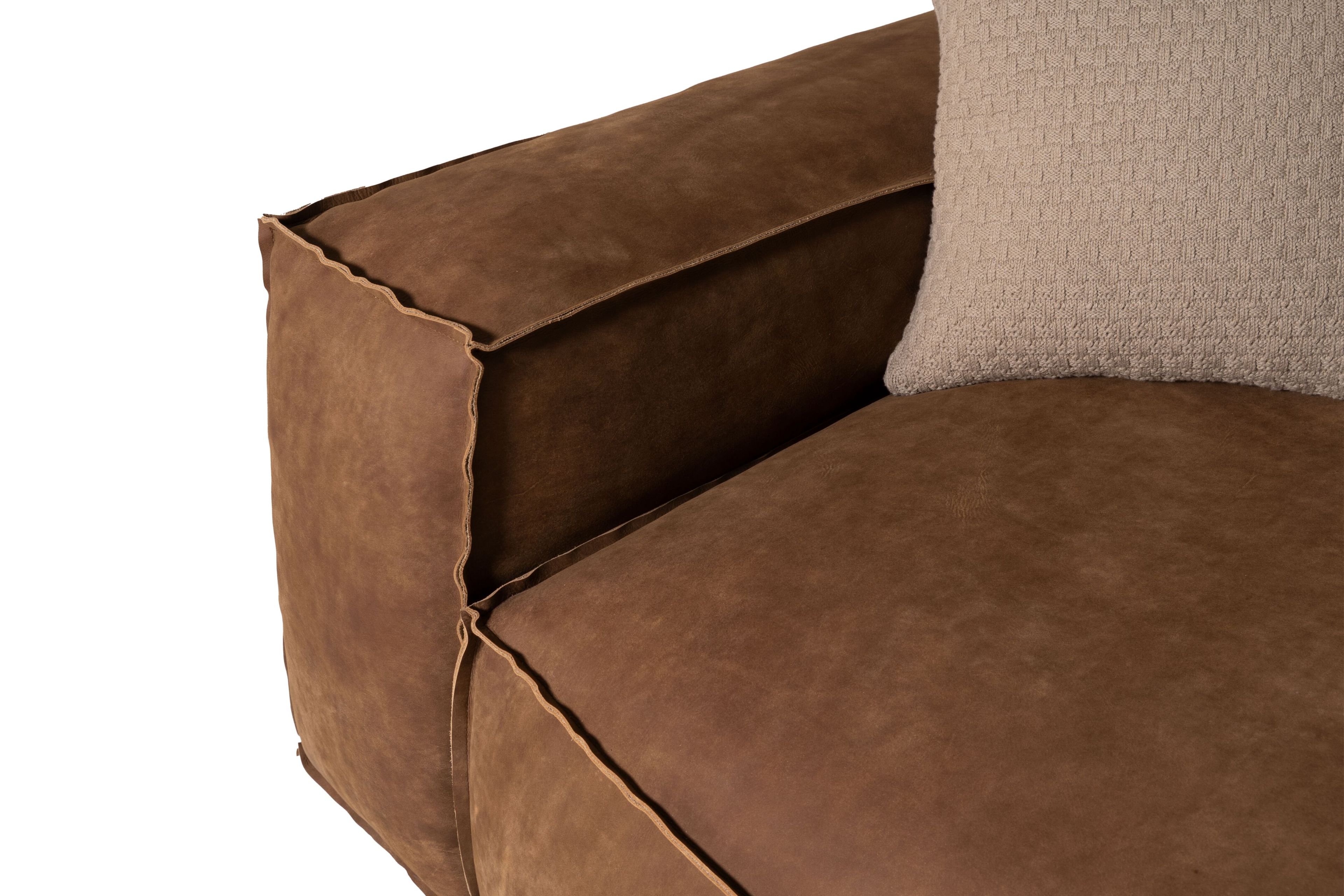 3-местный кожаный диван Mantellassi 1926 Placido ARCH-00138894 - Вид №2