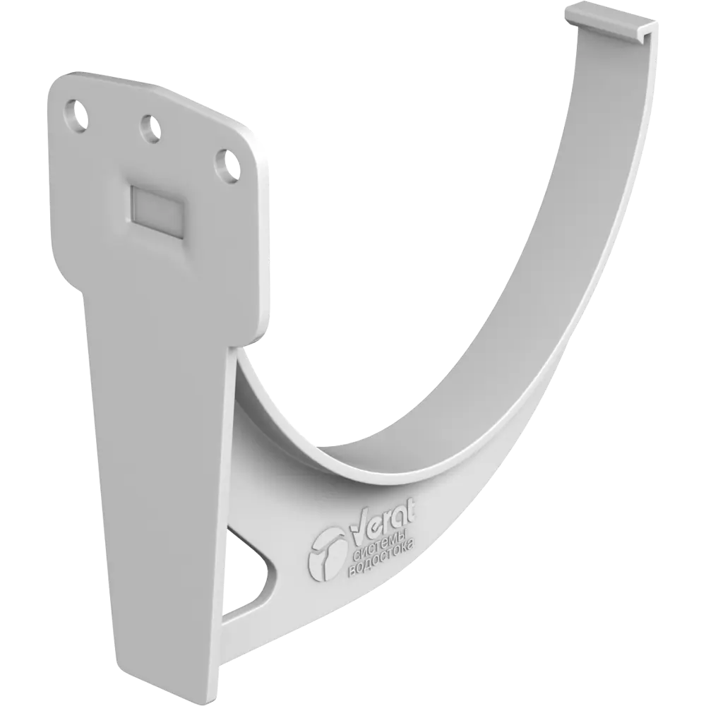 Кронштейн для желоба ПВХ цвет белый ТЕХНОНИКОЛЬ STLM-2160739 - Вид №2