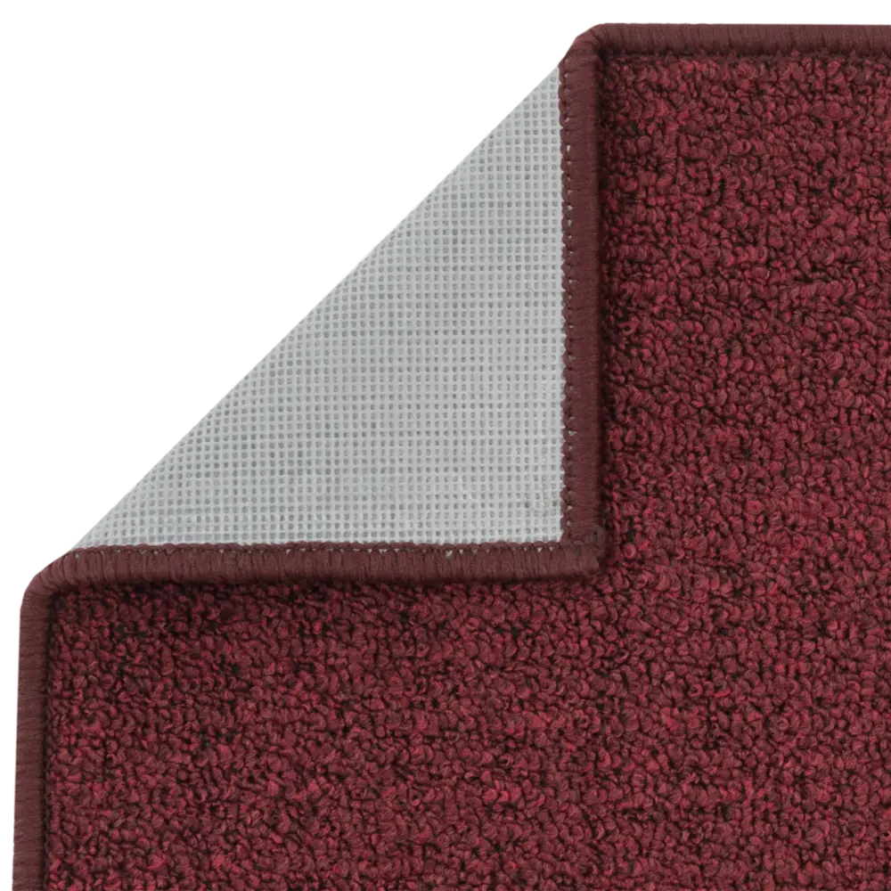 Коврик Детройт 40x60 см, полипропилен/резина, цвет бургундия CTIM STLM-2190176 - Вид №3