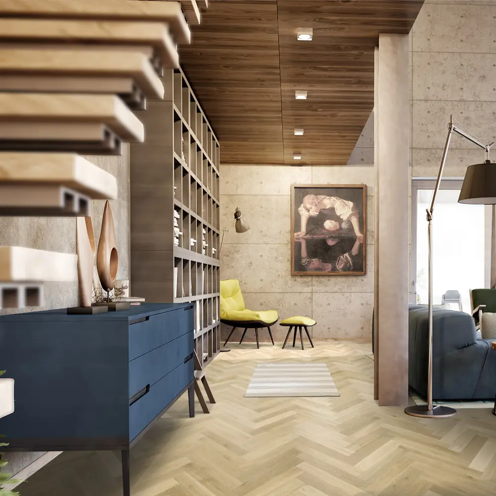 91167633 SPC плитка Bonkeel Pine 202 43 класс толщина 3.50 мм 2.25 м², цена за упаковку STLM-0892975