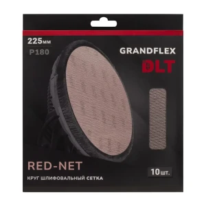 91819783 Круг шлифовальный DLT GrandFlex Red-Net 3017 P180 225x22.2 мм, 10 шт STLM-1342440