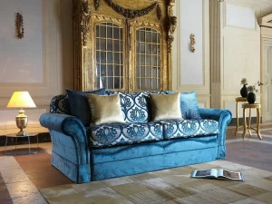 Domingo Salotti Диван-кровать со съемным покрытием из ткани в классическом стиле Elektra