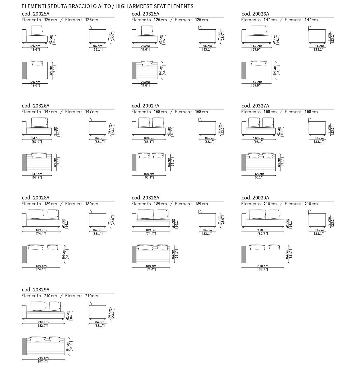 Кожаный модульный диван Frigerio Эдди ARCH-00080524 - Вид №17