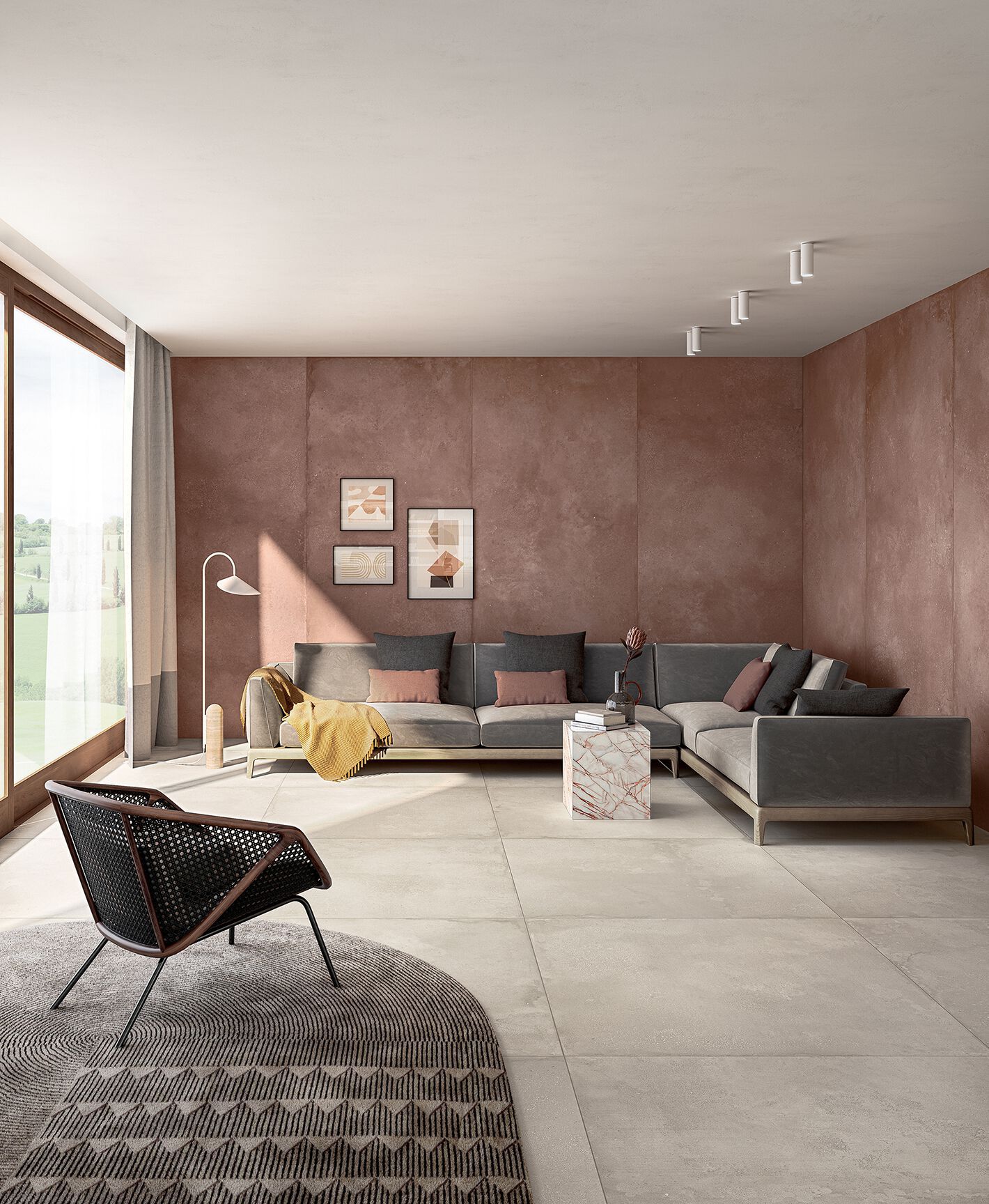 Пол / керамогранит с эффектом цемента CERAMICA FONDOVALLE пигмент ARCH-00124222