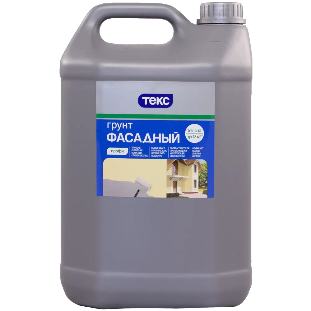 Грунтовка фасадная Текс Профи 5 л STLM-2048123