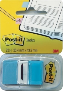343018 Клейкие закладки голубые 3M Post-It