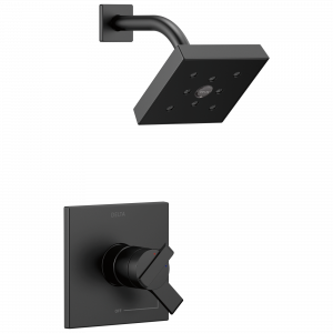 T17267-BL Накладка для душа Monitor® 17 серии H2Okinetic® Delta Faucet Ara Матовый черный
