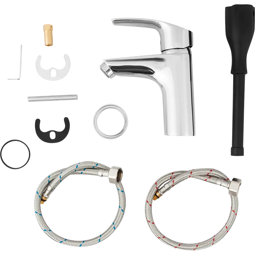 Смеситель для раковины Paini Atomix однорычажный цвет хром STLM-2045094 - Вид №2