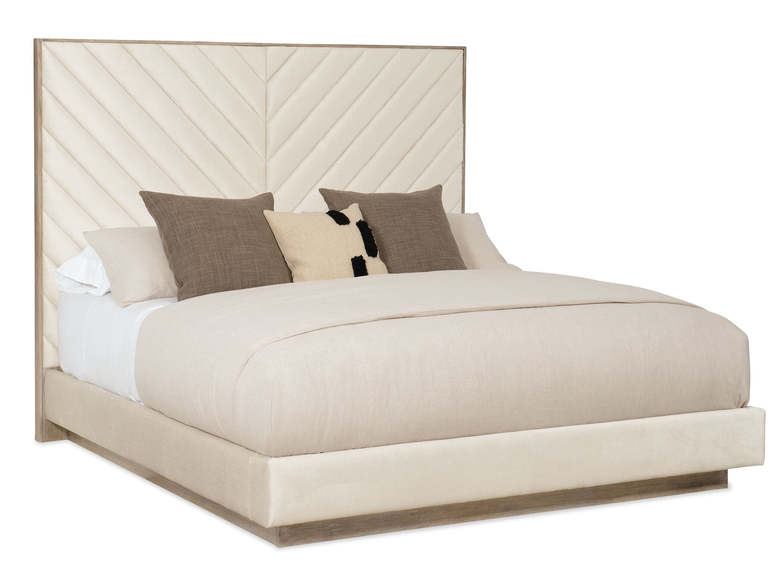 Двуспальная кровать с мягкой тканью Caracole MEET U IN THE MIDDLE ARCH-00124017 - Вид №7