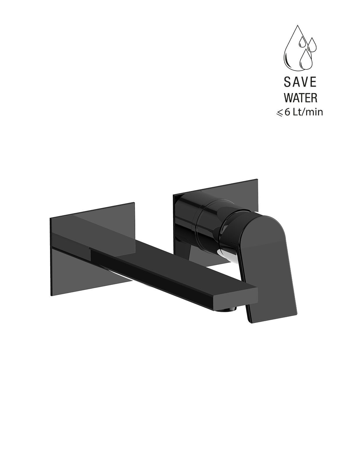 Настенный однорычажный смеситель для раковины без слива Rubinetterie Frattini Gintonic ARCH-00097178 - Вид №14