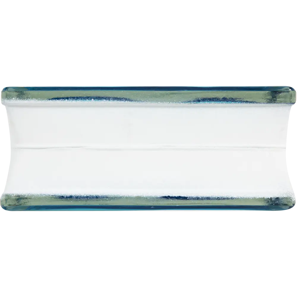 Стеклоблок Богема Волна цвет ярко-бирюзовый VITRABLOCK STLM-2019134 - Вид №1