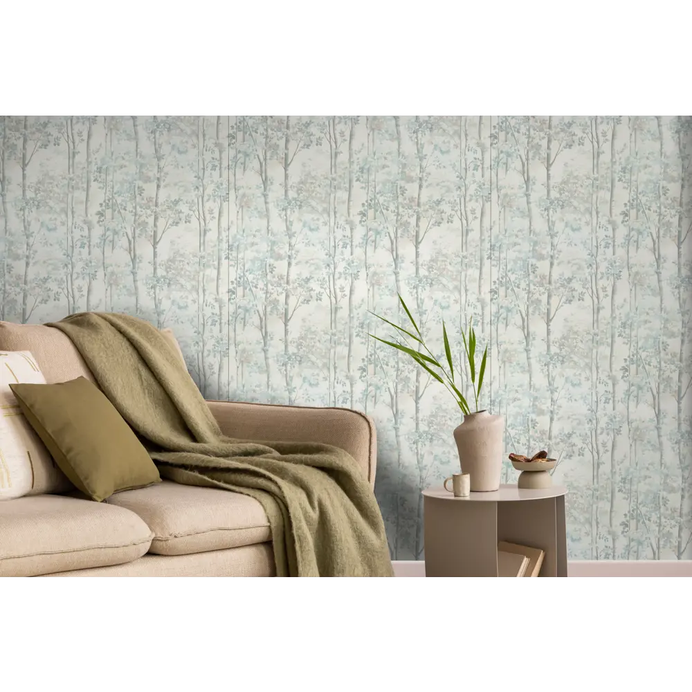 VOG COLLECTION Dforest - Флизелиновые обои с текстурой леса в бежево-зеленых тонах 89394820 Dream Forest STLM-1401666 - Вид №1