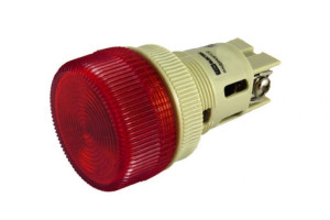 16061067 Сигнальная неоновая лампа ENR-22 d22мм красный 230В цилиндр SQ0702-0012 TDM