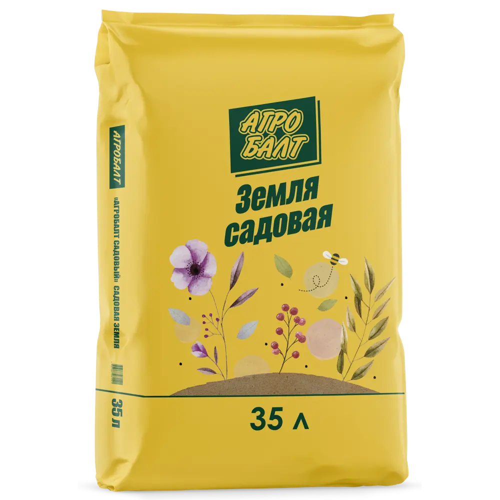 Грунт Агробалт Садовая земля 35 л STLM-2178305