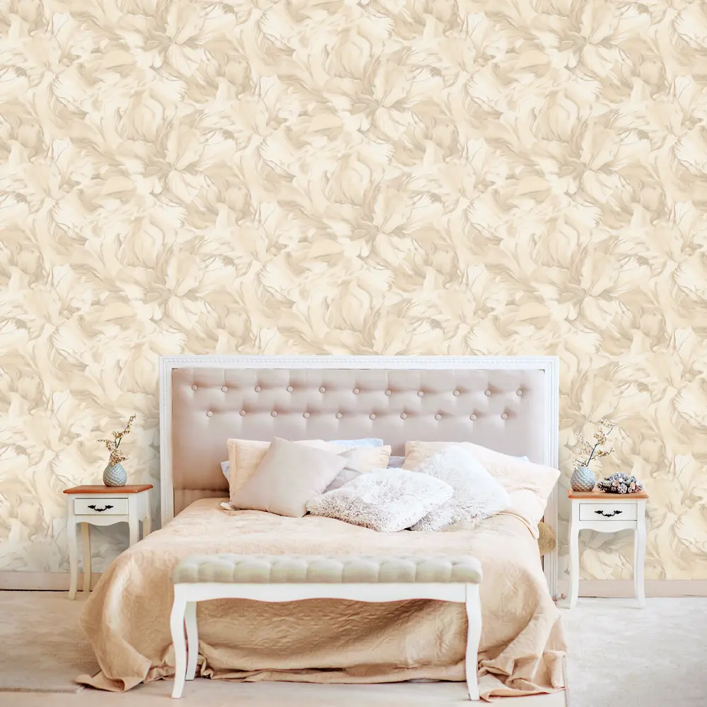 Обои флизелиновые Elysium Вивиан бежевые 1.06 м Е107901 STLM-2157997 - Вид №2