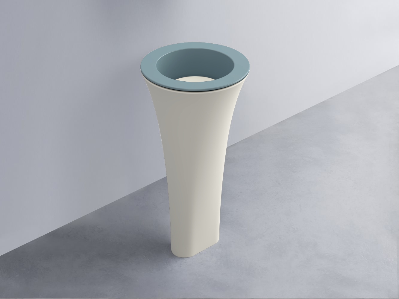 AMLA45-PL+AMPILT-TL+AMCOLT-TL Раковина Amedeo Tondo отдельностоящая cielo Enjoy + Amedeo Ceramica Cielo