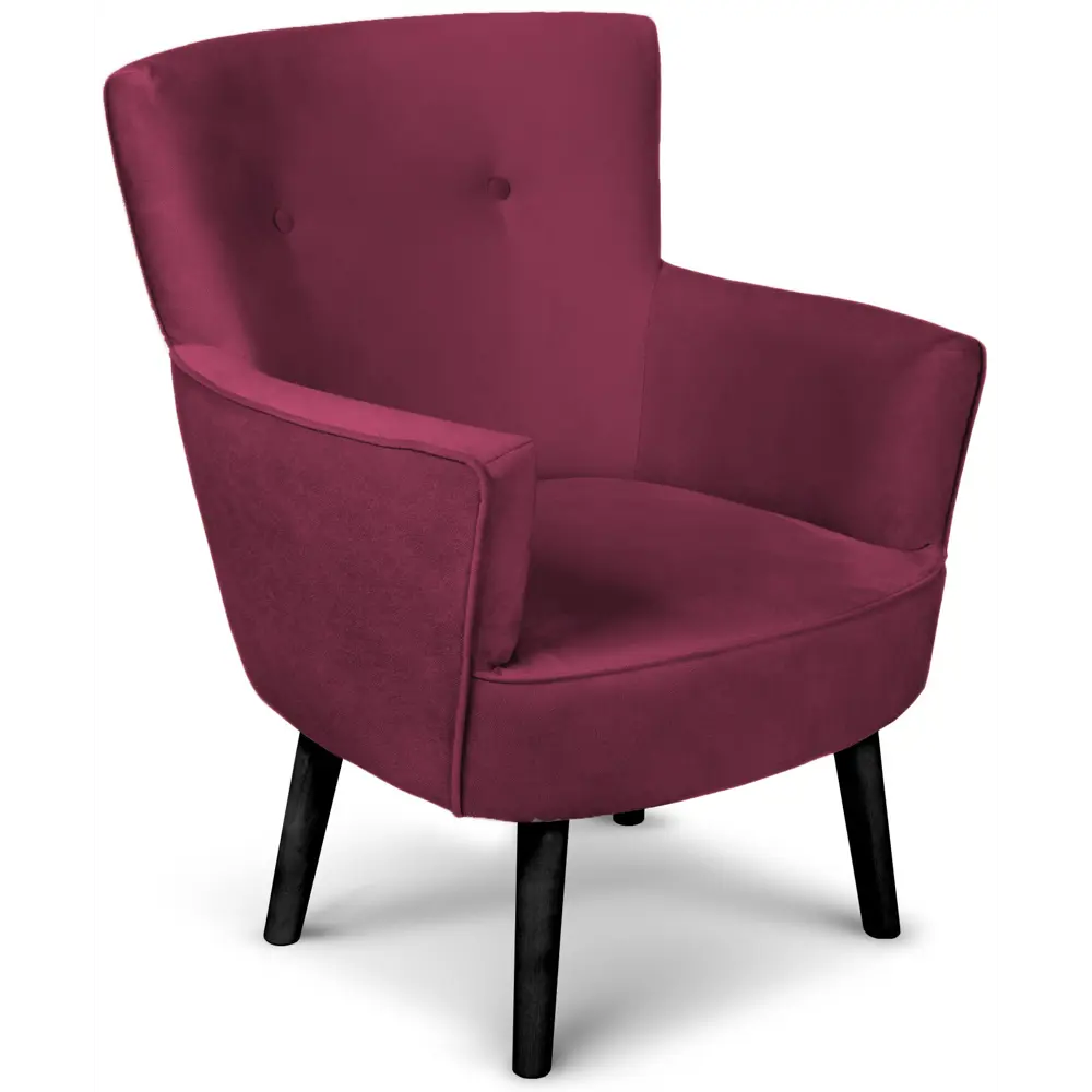 Кресло полиэстер Seasons Вилли 77x86x76 см цвет красный STLM-2190503