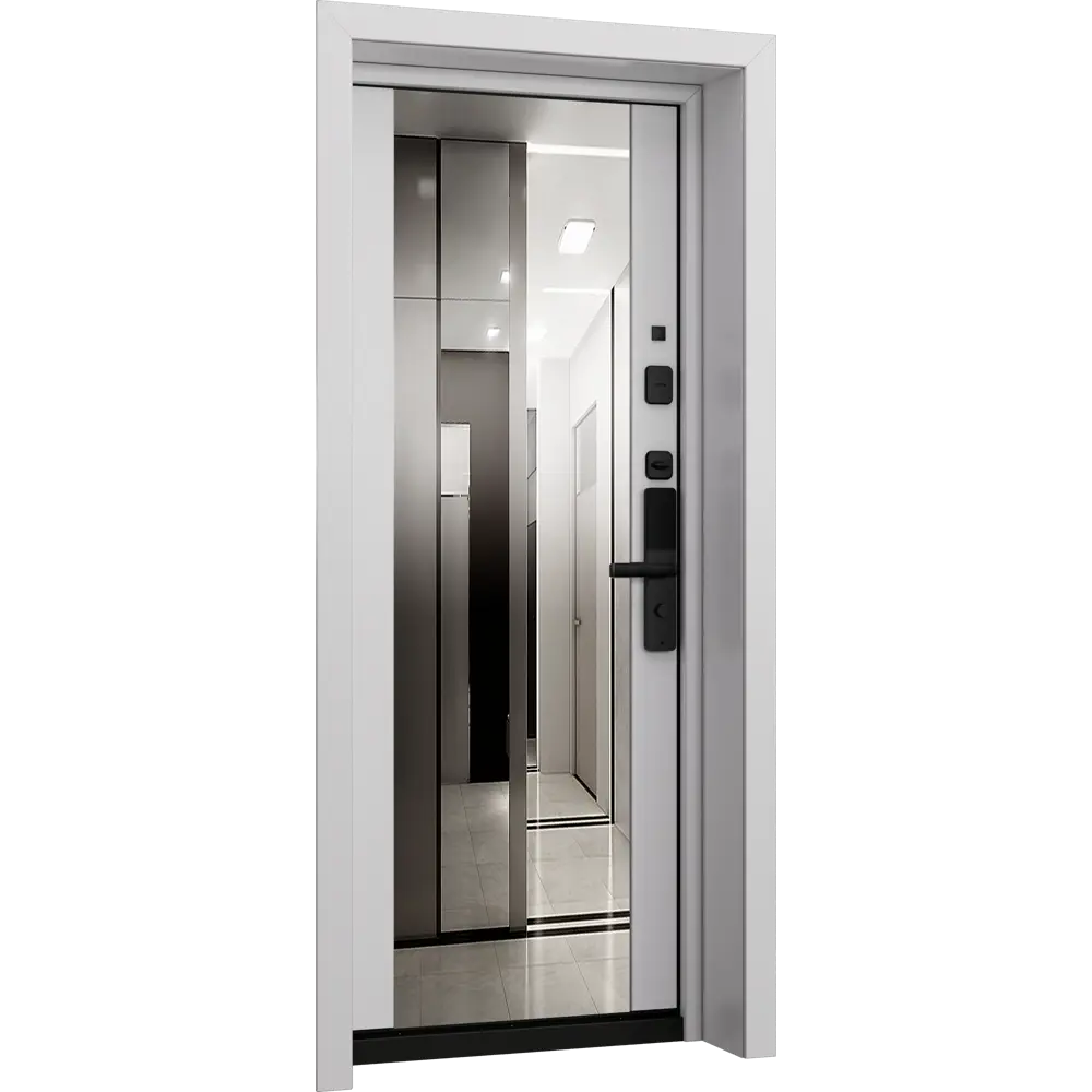 Входная дверь TOREX Протон Скай 86x205 см правая белая с зеркалом 89437238 STLM-1582780 - Вид №3