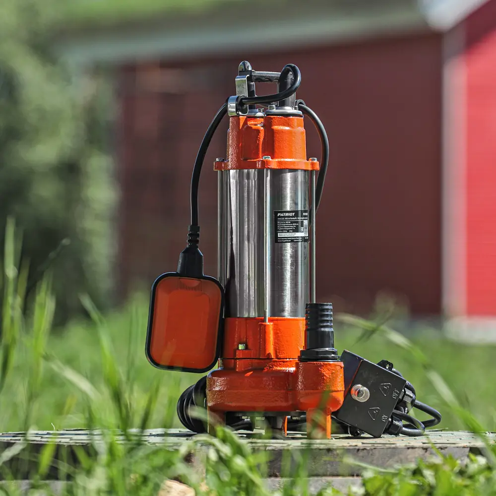 Фекальный насос Patriot FQ500N с режущим механизмом для грязной воды 82770404 STLM-0957598 - Вид №8