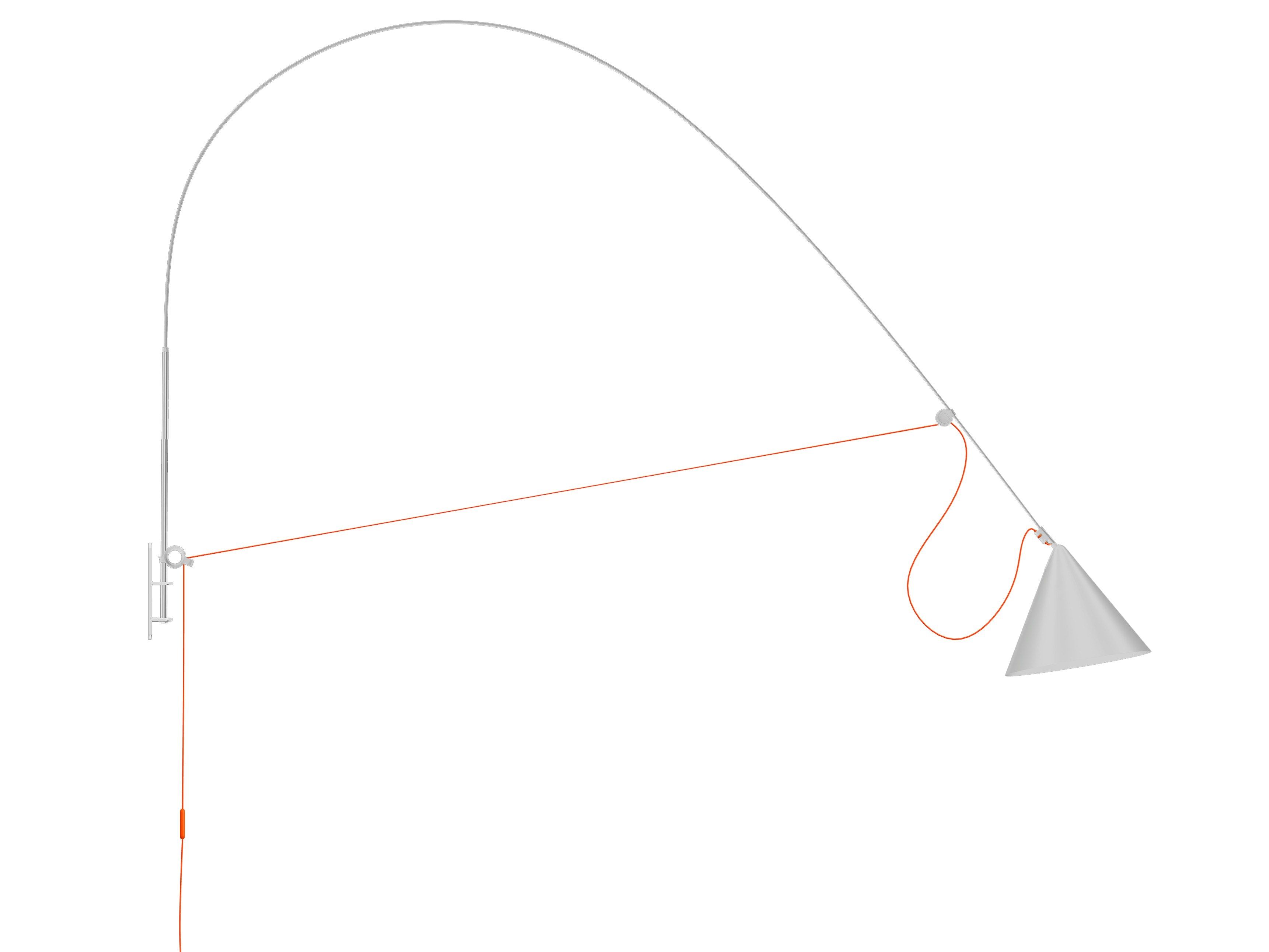 Регулируемый светодиодный настенный светильник из стекловолокна Midgard Licht Ayno ARCH-00008492