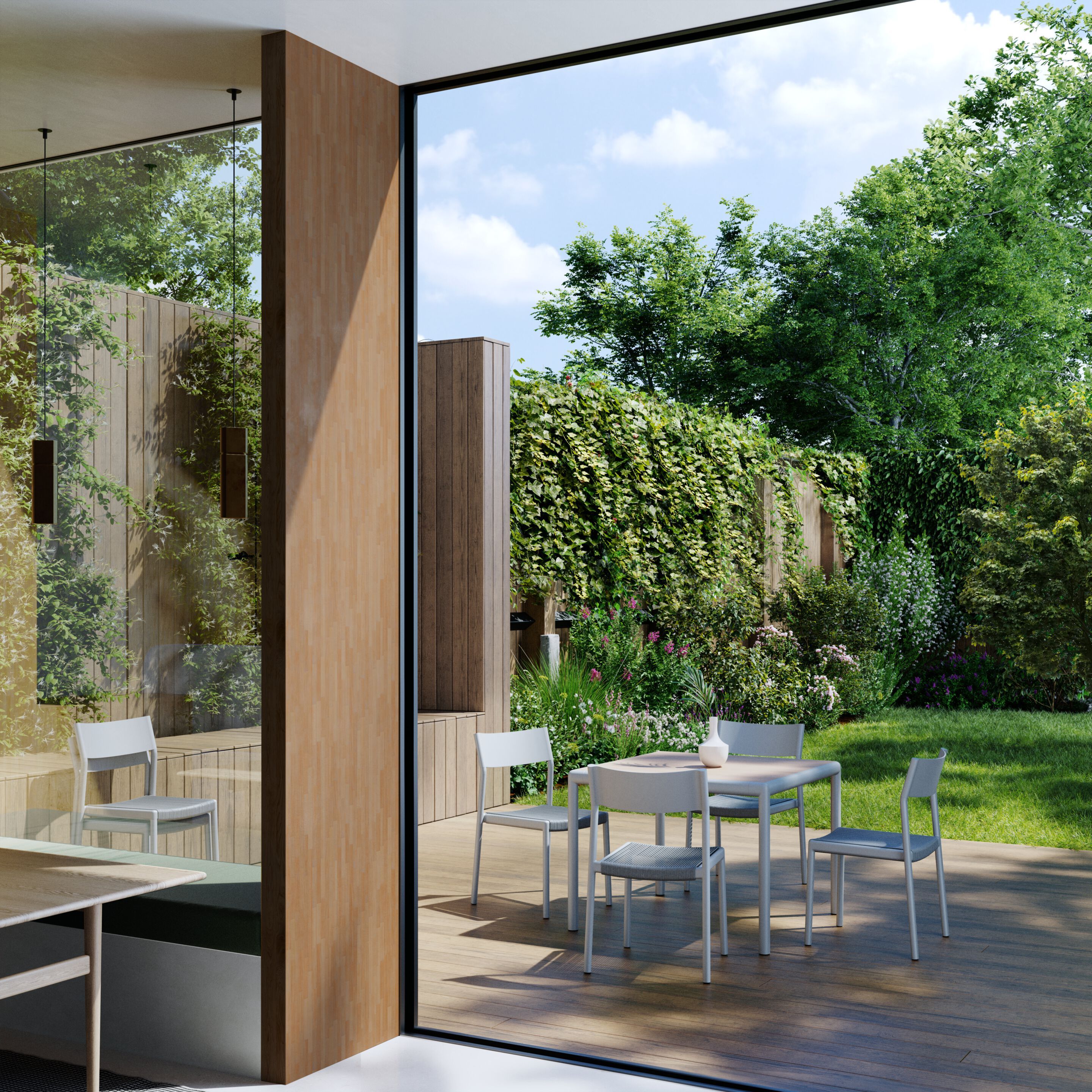 Алюминиевый квадратный стол Kettal Passage ARCH-00093321 - Вид №1