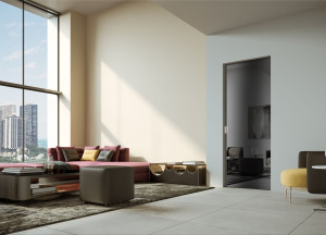 Стеклянная дверь