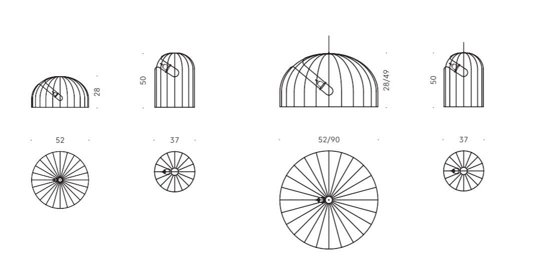 Светодиодная напольная лампа с порошковым покрытием DE PADOVA Mogura ARCH-00118888 - Вид №2