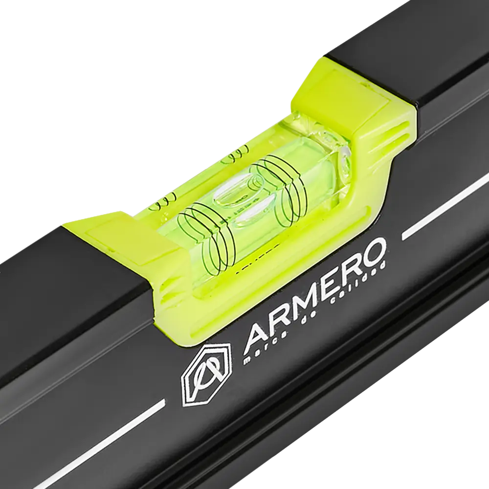 Уровень алюминиевый Armero A137/100 усиленный 3 глазка 1000 мм 82348086 STLM-2134205 Santreyd  - Вид №2