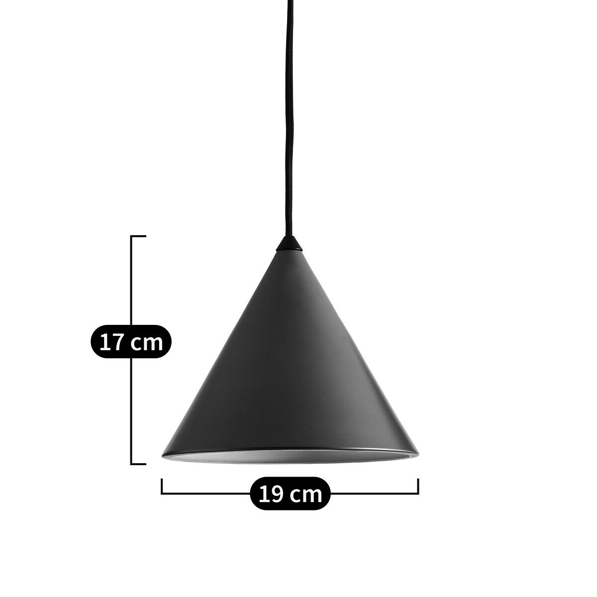 Металлический светодиодный подвесной светильник AMPM Moke ARCH-00094891 - Вид №10