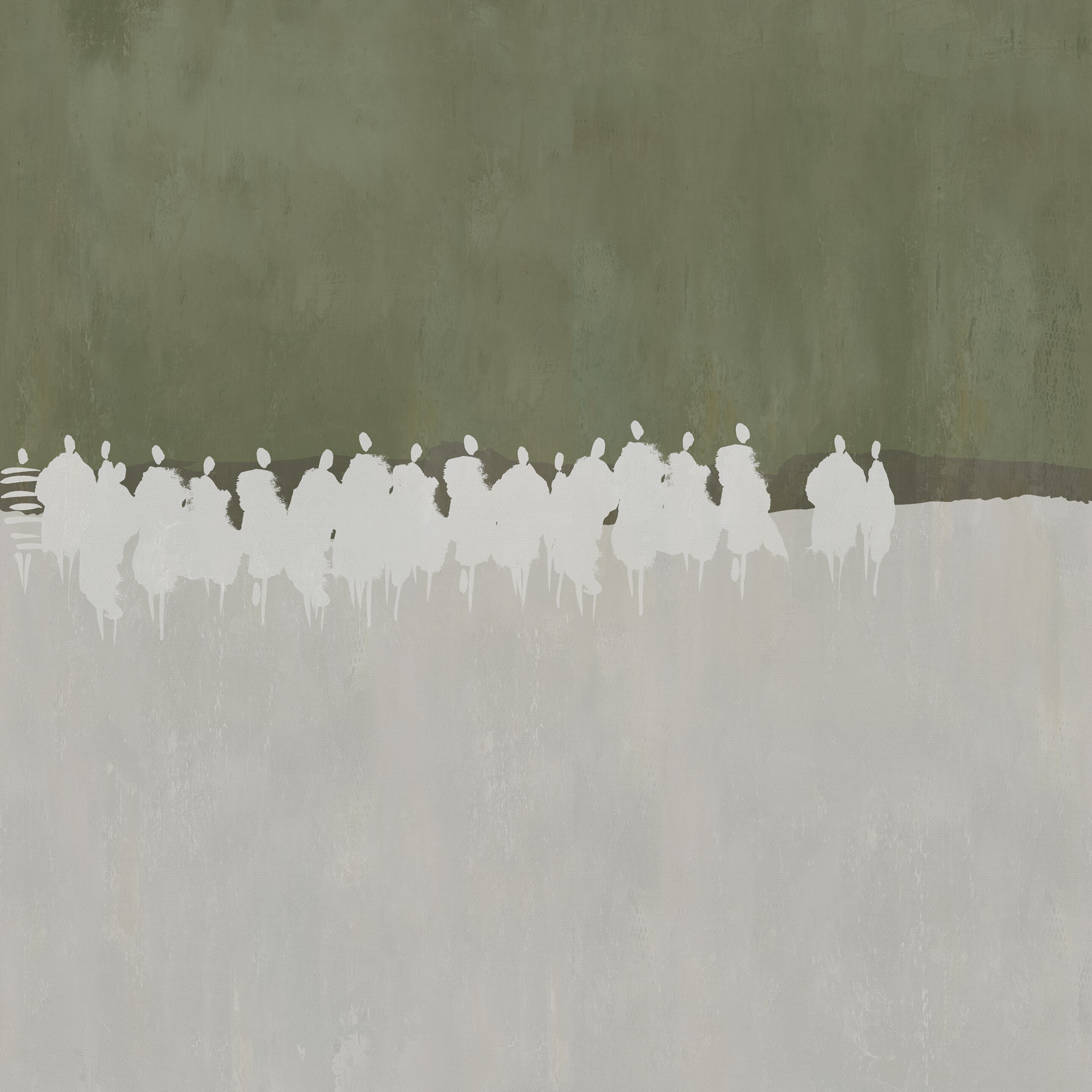 Обои с цифровой печатью Inkiostro Bianco Монохромная ARCH-00069761 - Вид №1