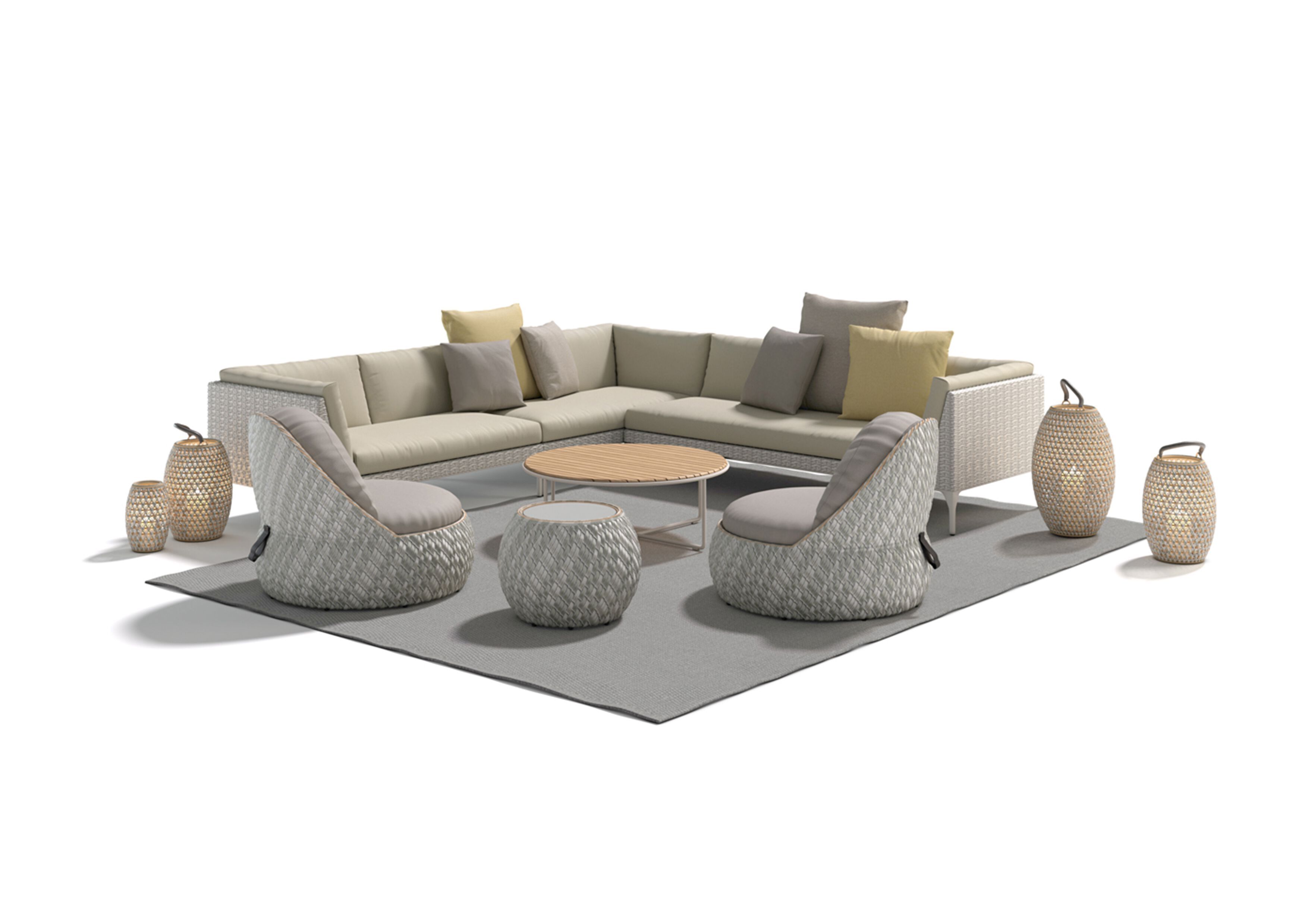 Фонарь из синтетического волокна DEDON DALA ARCH-00107247 - Вид №8