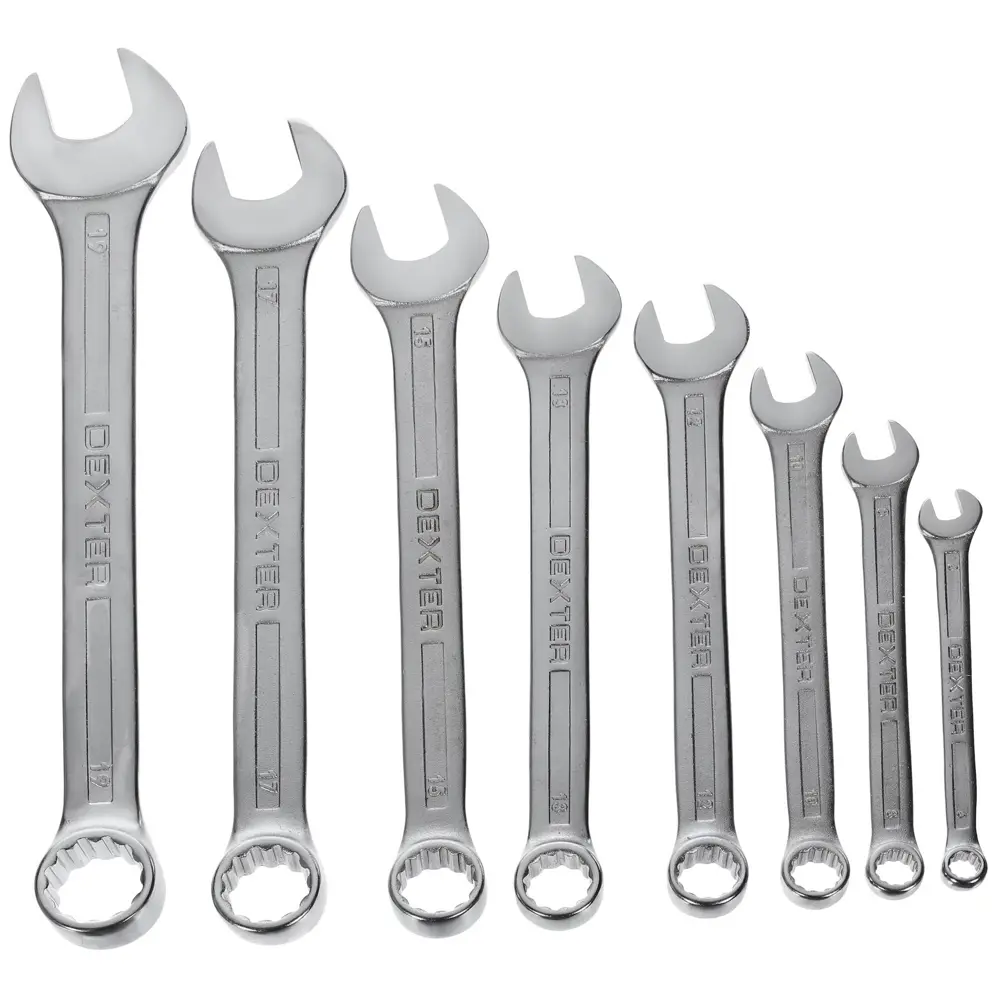 Набор ключей комбинированных Dexter PECO-31793 6-19 мм, 8 предметов STLM-2185697