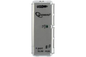 16207357 Концентратор USB 2.0 4 порта питание блистер UHB-C244 Gembird