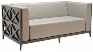 JANUS et Cie 2-местный диван из алюминия с порошковым покрытием Azimuth