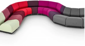Herman Miller Секционный модульный диван из ткани Chadwick