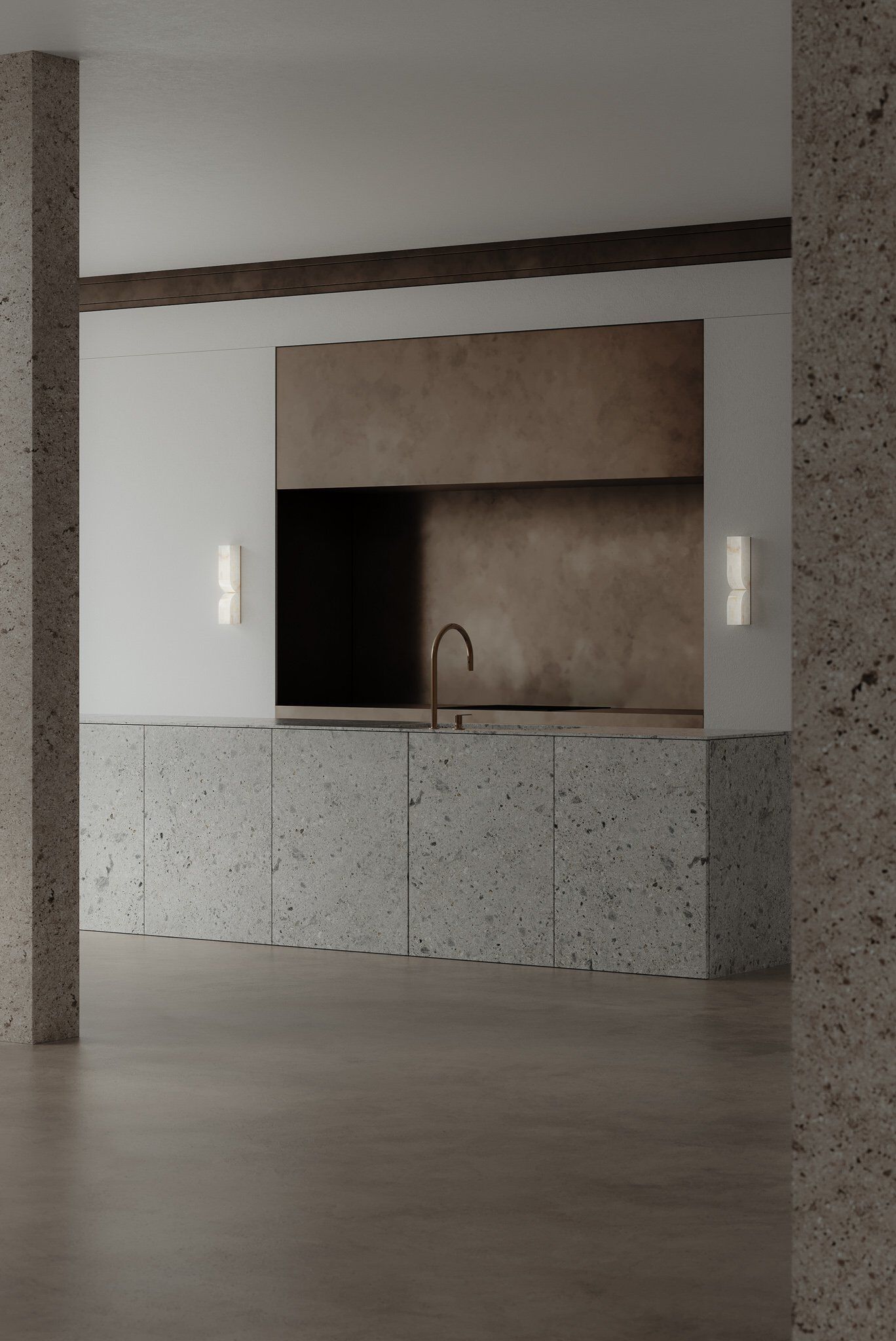 Алебастр светодиодный настенный светильник Matthew McCormick LABRA ARCH-00121161 - Вид №6